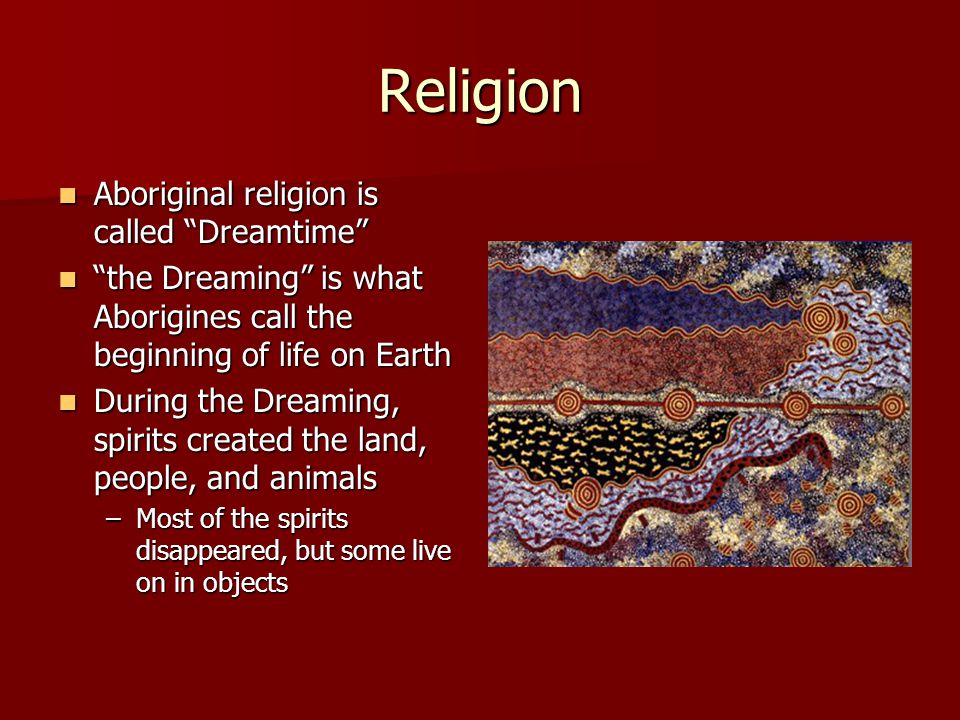 Aboriginal beliefs